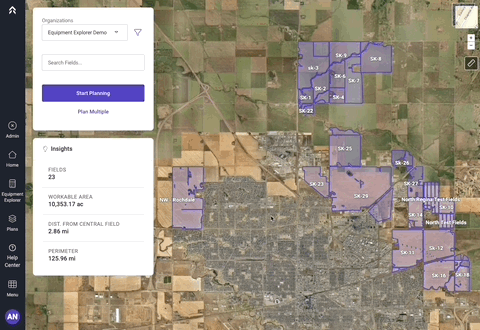 Map interaction demonstration