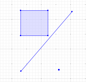 Input geometry containing a polygon plus a stray line and point