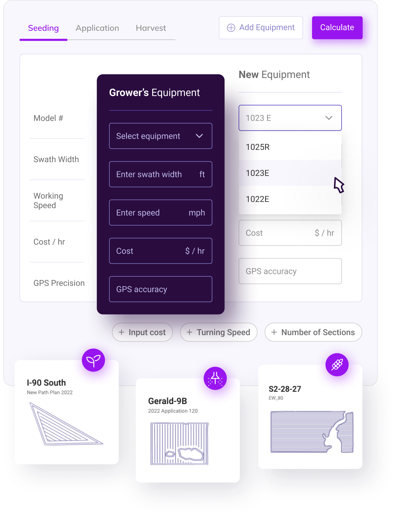 Equipment Explorer interface overview