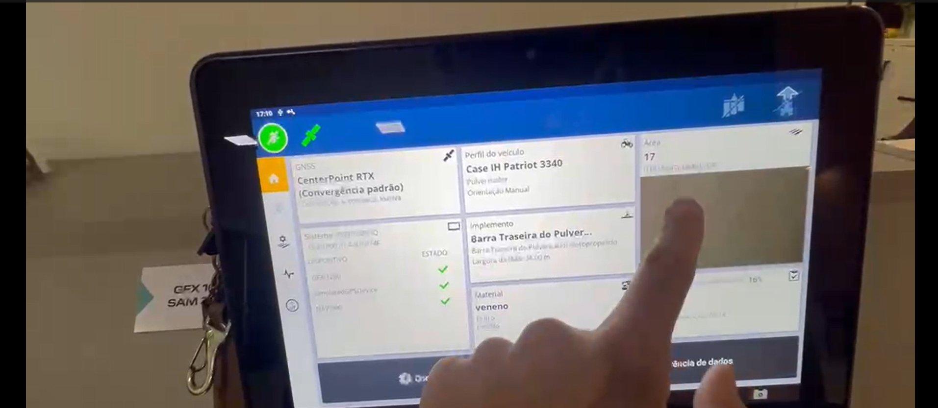 The Area tile on the Precision-IQ home screen