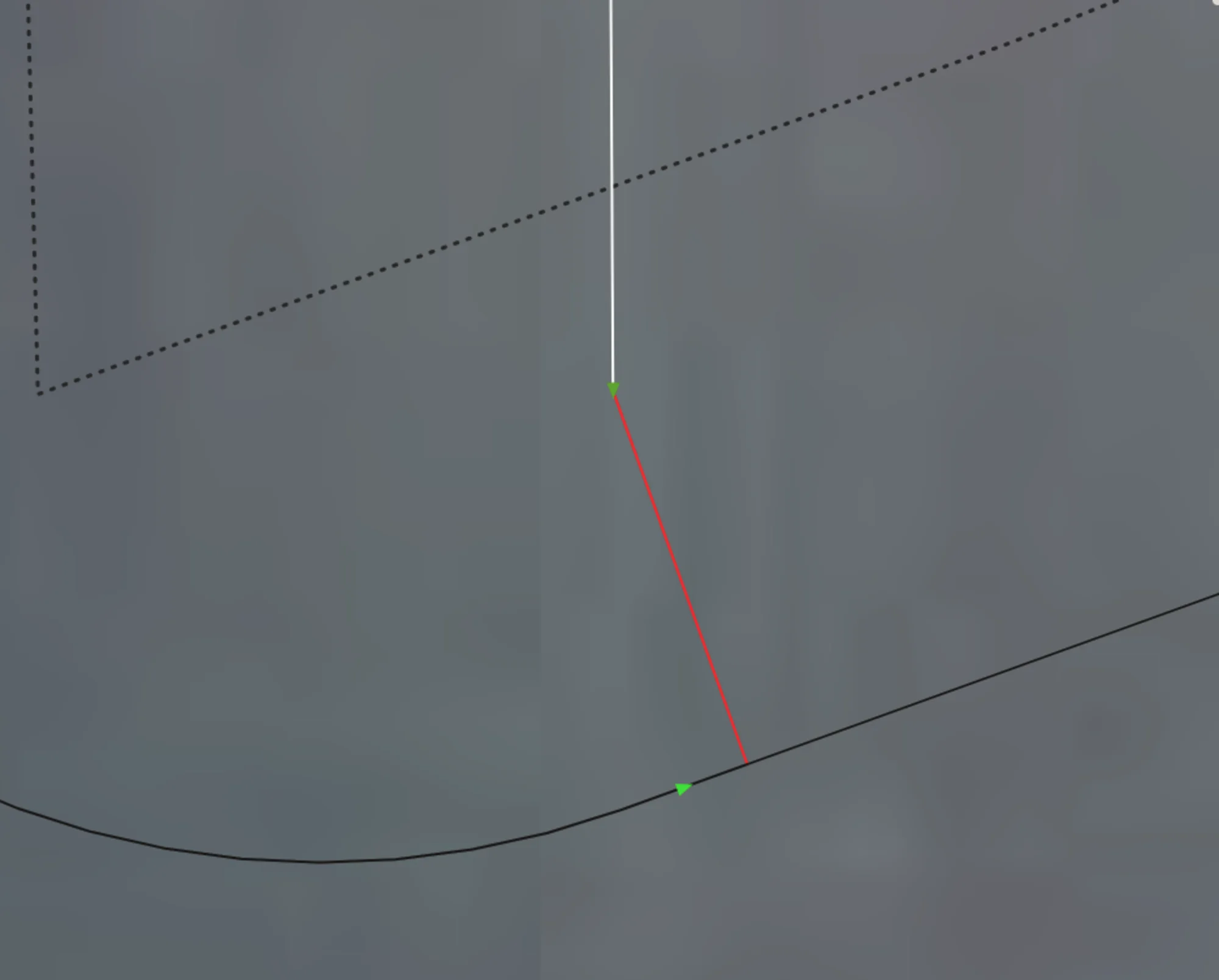 Fallback connector visualization