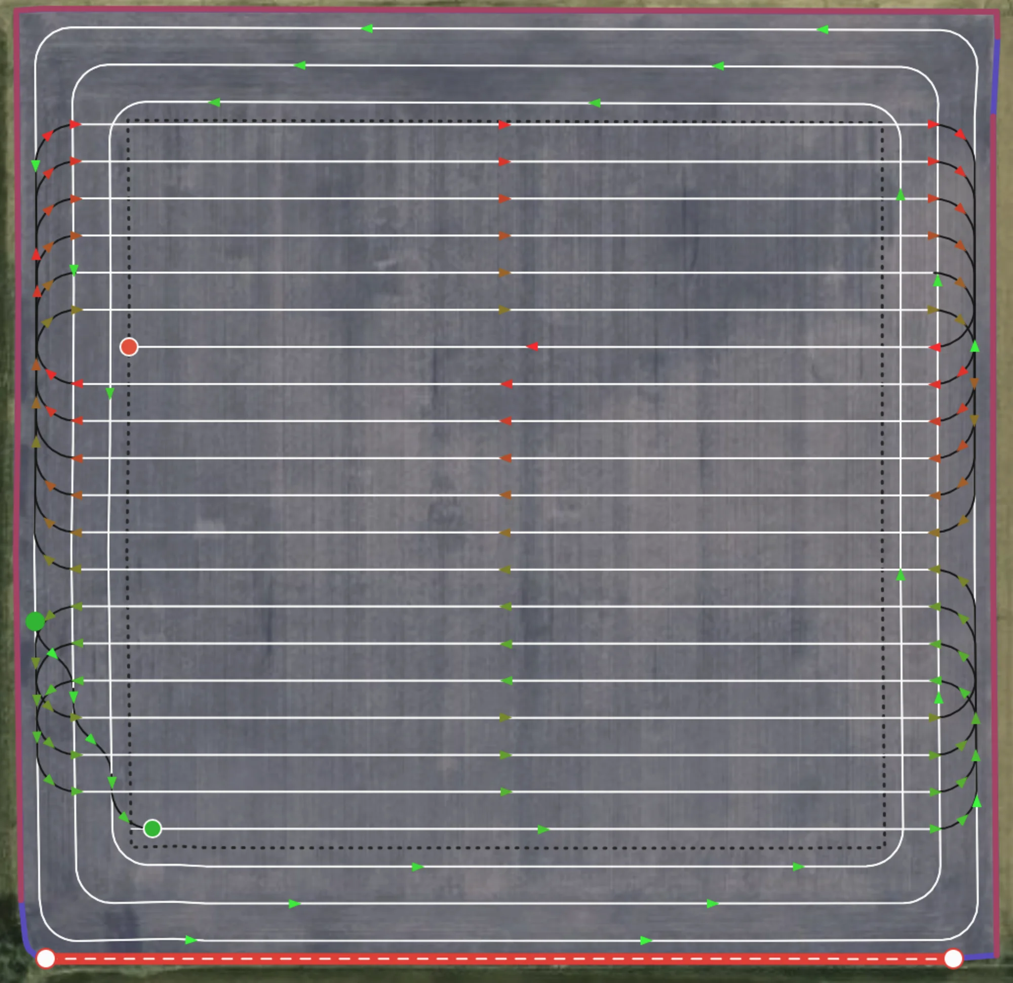 Prefer headlands visualization